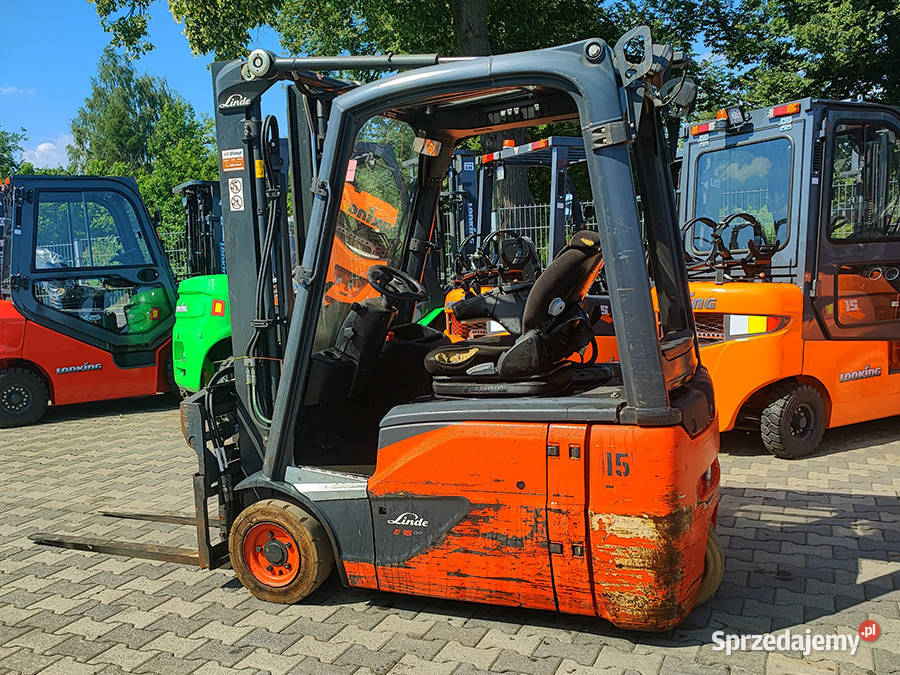 Wózek widłowy elektryczny Linde E1602 16 t hilo Kęty