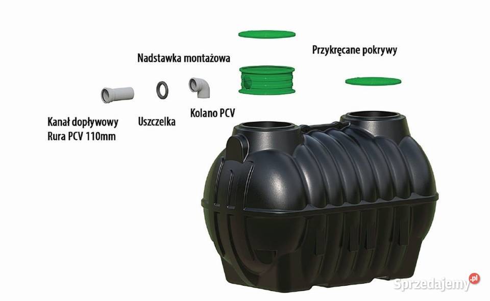 ZBIORNIK NA SZAMBO 3500L BOLT 3500 WĄSKI Niepołomice