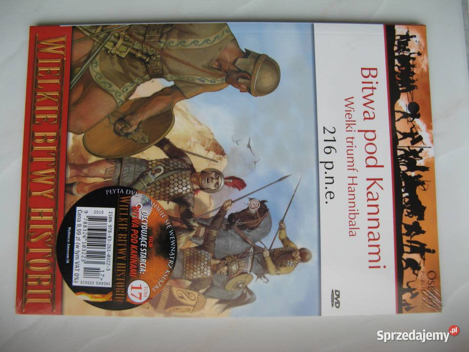 Osprey Bitwa pod Kannami książka film DVD Nowa miękka Poznań