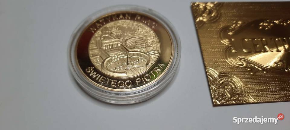 moneta 40lecie zamachu na Papieża K8 Warszawa sprzedam