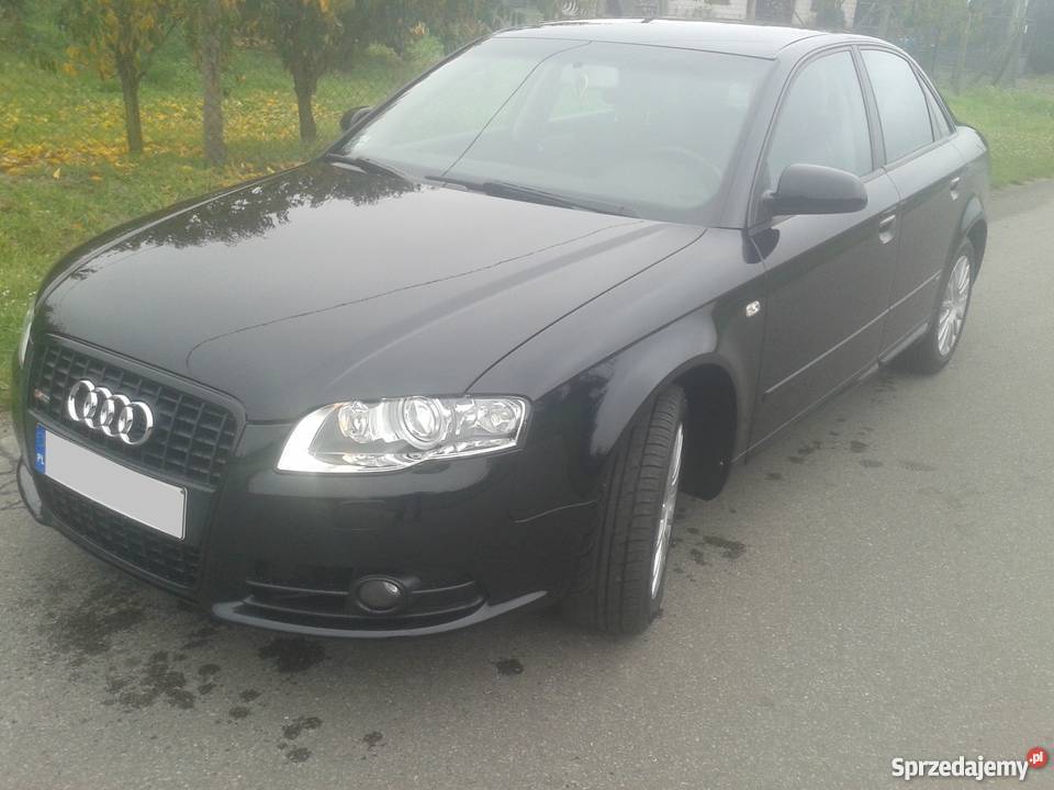 AUDI A4 B7 SLINE SALON POLSKABLACK LINESERWIS Grójec