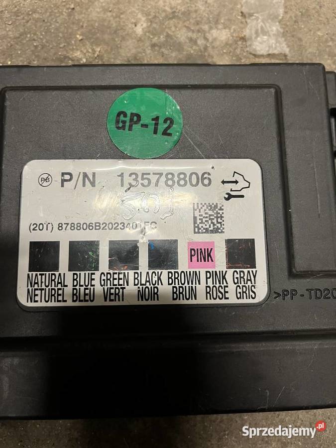 MODUŁ KOMFORTU OPEL ASTRA J 13578806 osobowe Oświęcim sprzedam