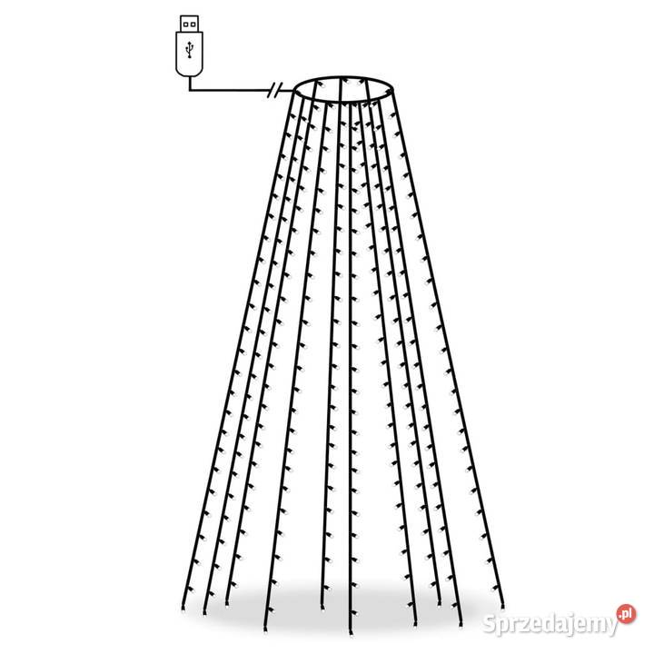 Lampki choinkowe w formie siatki 250 LED 250 Warszawa sprzedam