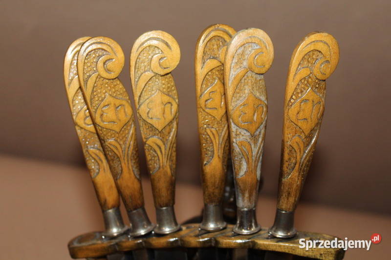 Komplet noży do owoców na stojaku 428 Szczecin sprzedam