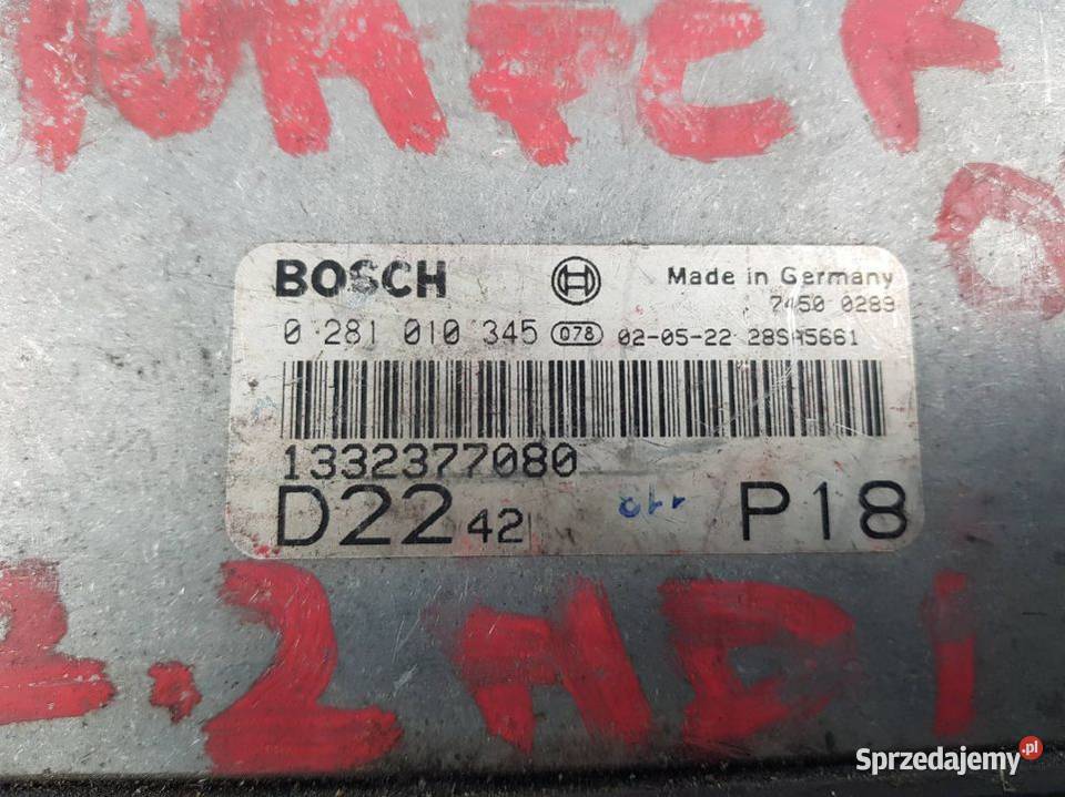 KOMPUTER SILNIKA ECU 1332377080 Pozostałe kujawsko-pomorskie Lipno