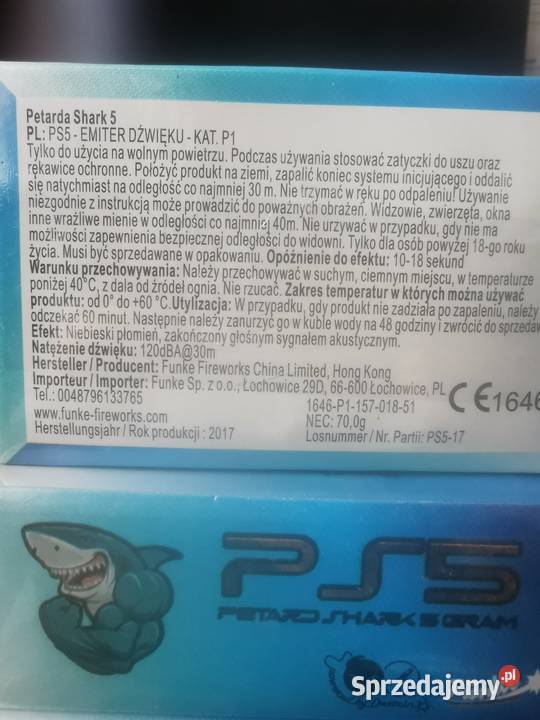 Petardy shark 5 funke Dobre