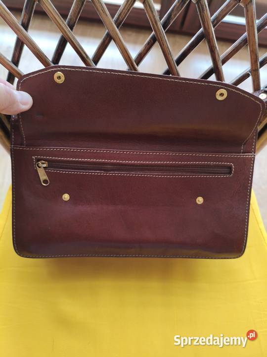 Ładna saszetka męska z prawdziwej skóry firmy Świdnica