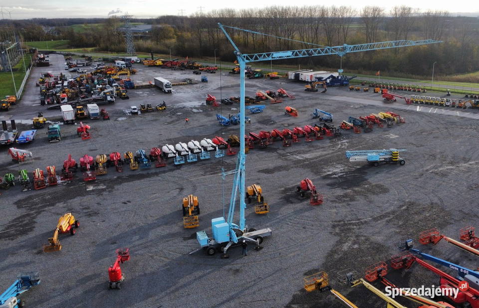 Mobilny samowznoszący żuraw wieżowy Potain IGO32 Dźwigi, podnośniki sprzedam