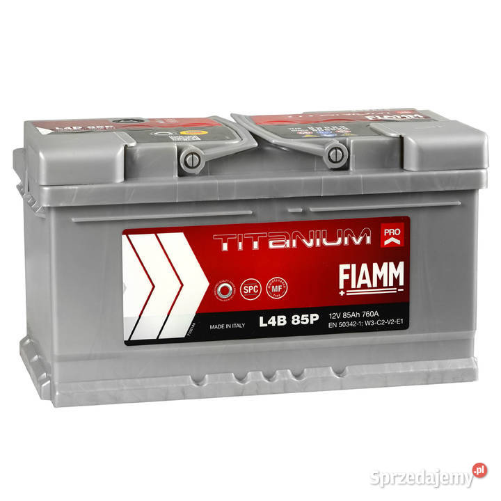 Akumulator FIAMM TITANIUM PRO 12V 85Ah 760A pomorskie Gdynia
