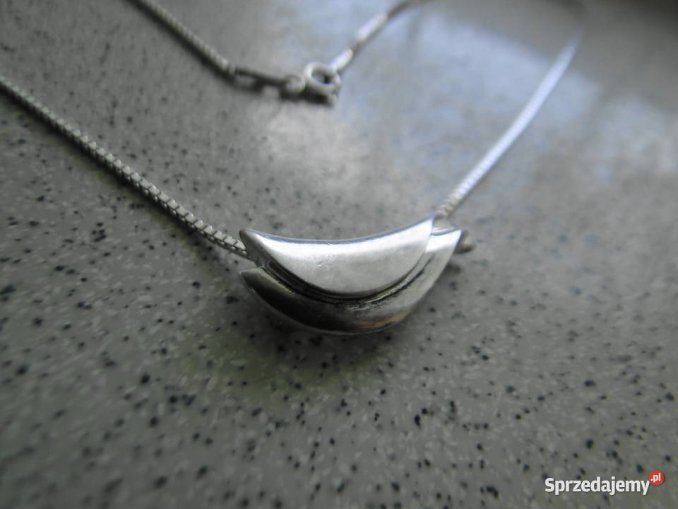 Ciekawy Uniseks naszyjnik srebro 925 srebro sprzedam