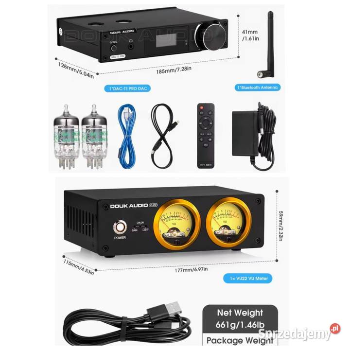 Douk audio DACT1 PRO VU22 meter DAC