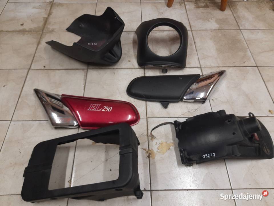 Kawasaki el 250 owiewki plastiki boczki pług Jelenia Góra