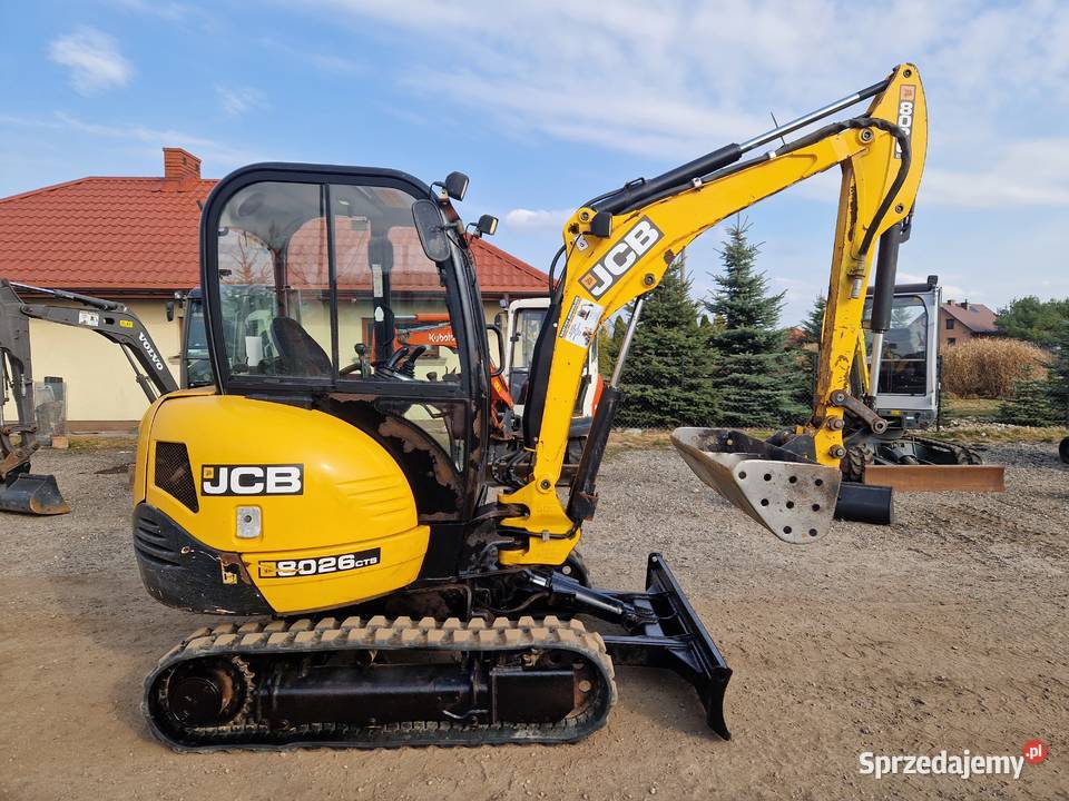 Minikoparka JCB 8026 CTS 2019r przebieg 2400mtg Ryżki