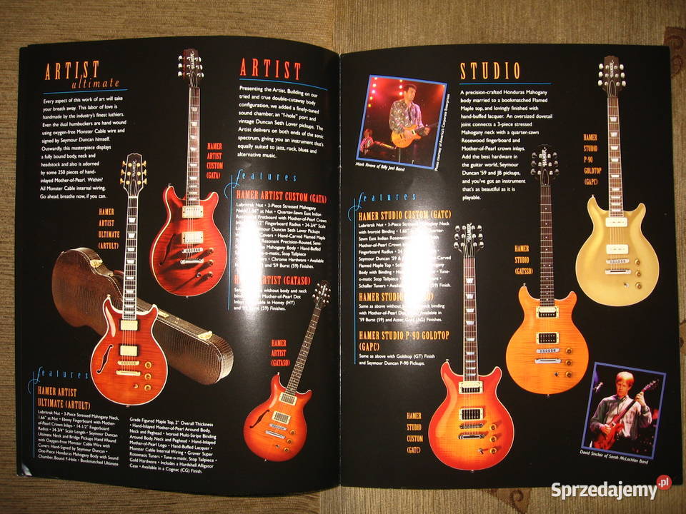 HAMER katalog gitar Kępice