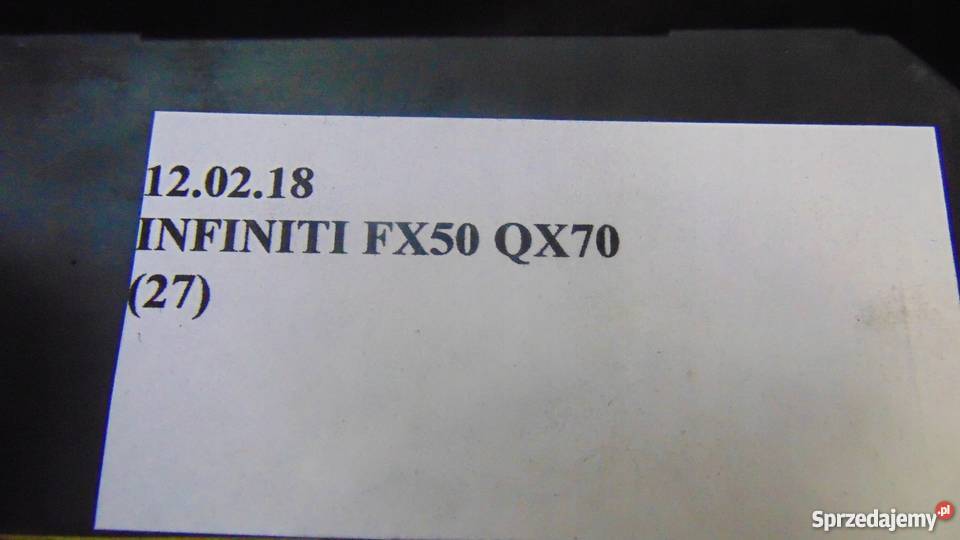 RADAR ODLEGŁOŚCI INFINITI FX50 284371WW3A Pozostałe Nowy Tomyśl