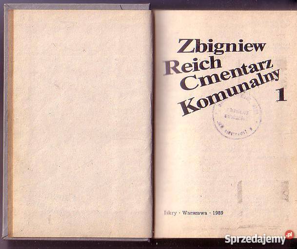 9255 CMENTARZ KOMUNALNY 1 ZBIGNIEW REICH Czyrna