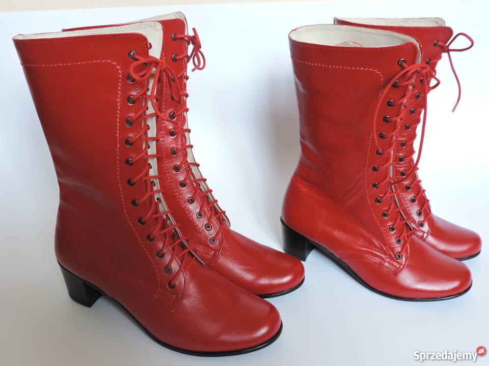 Obuwie skórzane obcas 5 z zamkiem Wadowice