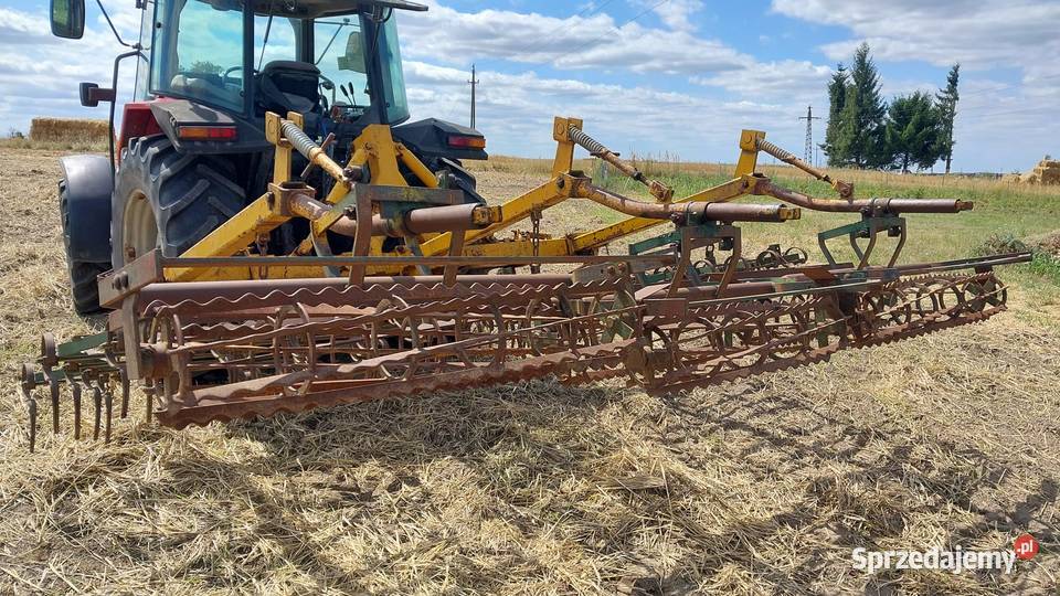 Brona ciężka hydrauliczna 4m z wałami strunowymi Trębaczew sprzedam