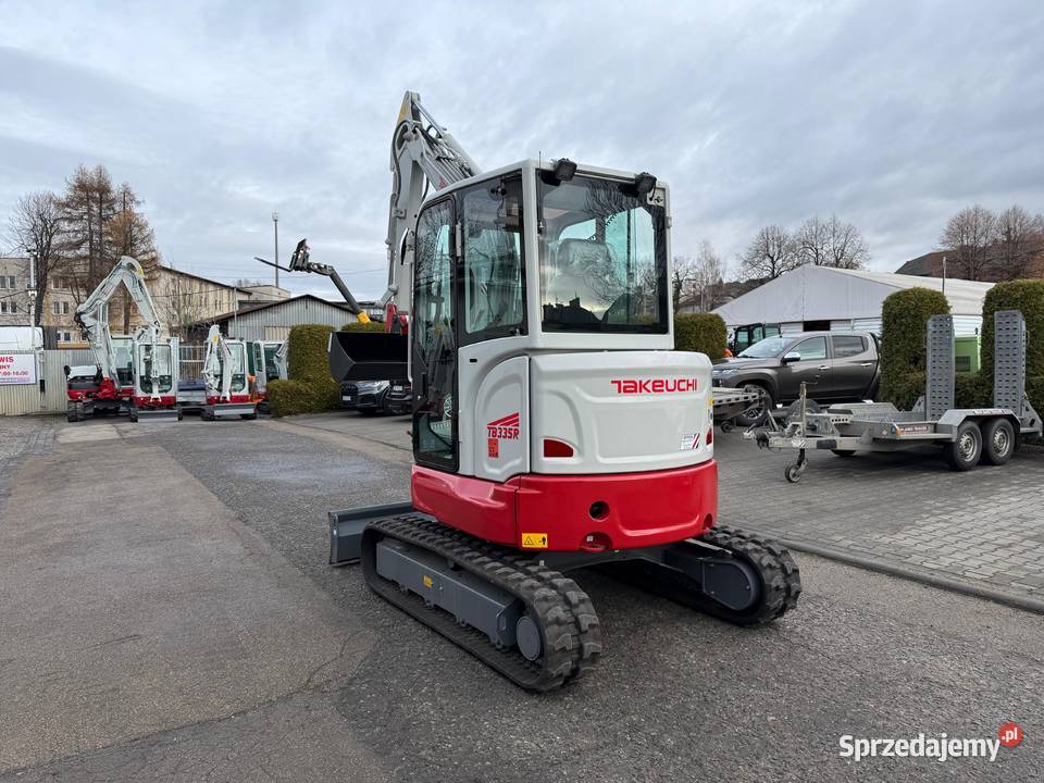 Minikoparka Takeuchi TB335R 37 tony wyprzedaż Bielsko-Biała