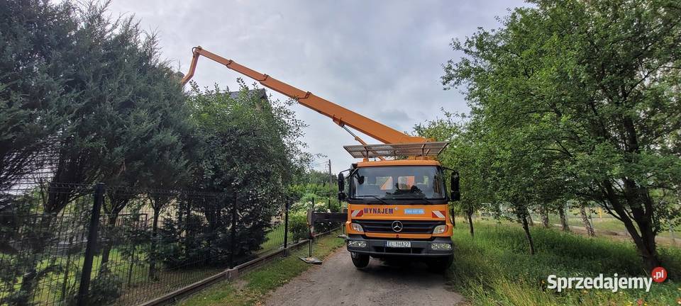 Podnośnik koszowy 27 m 350 Wumag Palfinger WT manualna Podnośniki koszowe Łódź