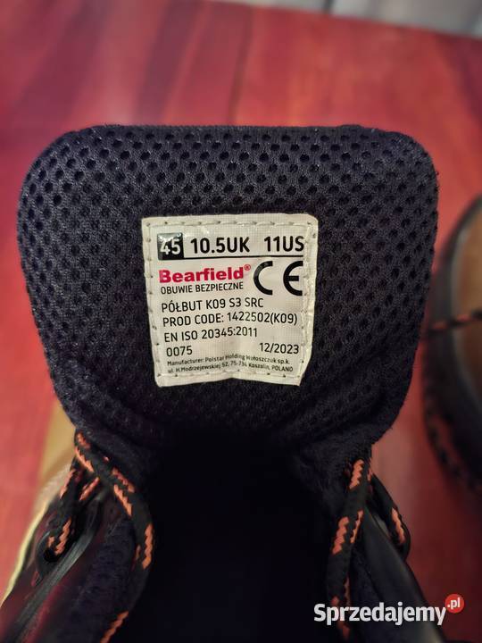 Buty robocze BHP Bearfield K09 S3 SRC rozmiar 45