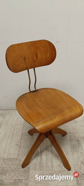 krzesło architekta biurowe lata 50te vintage Fotele i krzesła obrotowe