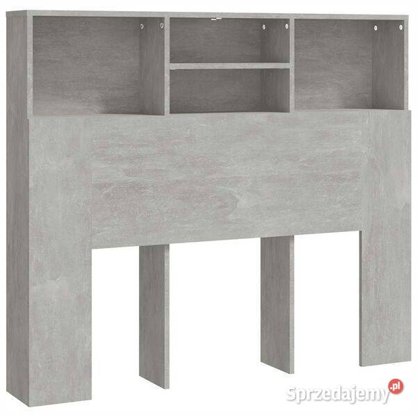 vidaXL Wezgłowie łóżka z półkami szarość Warszawa sprzedam