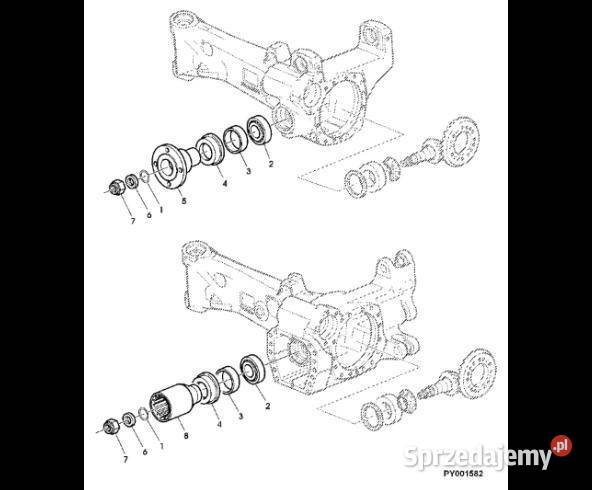 John Deere 7530 Premium Łoźysko wałeczkowe Jastrzębniki