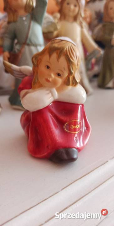 Anioł zamyślony Figurka GOEBEL Weihnacht Boże Gdańsk