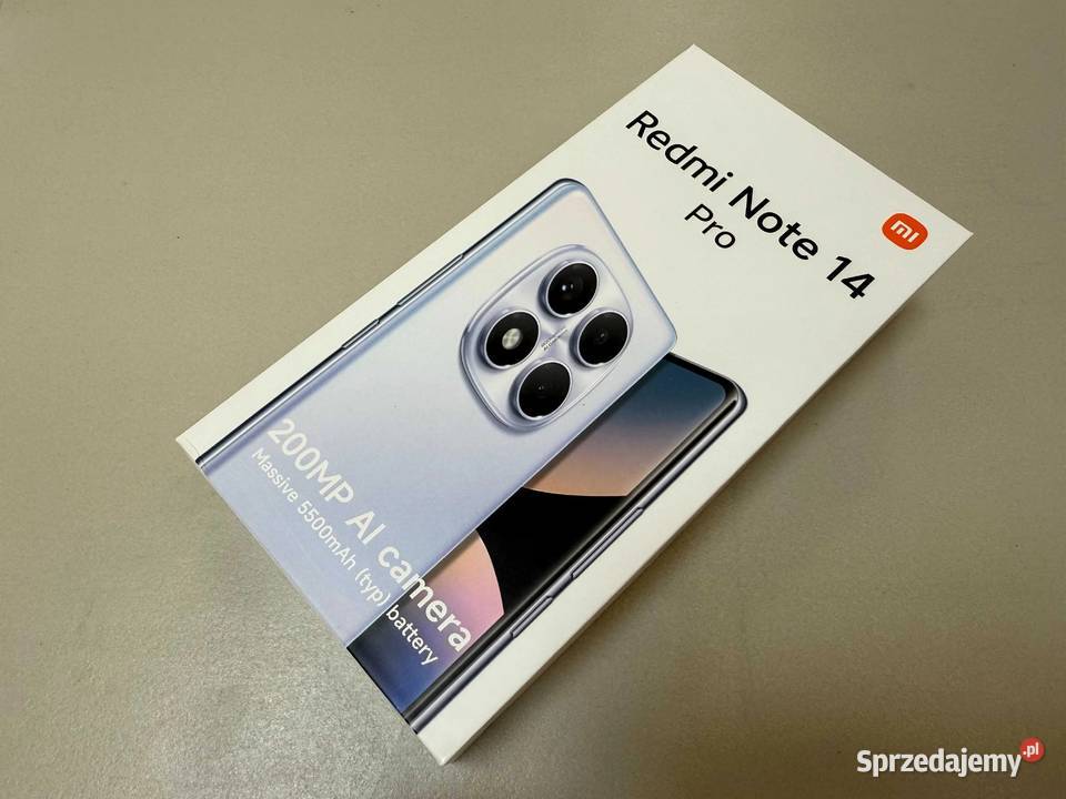 Nowy Smartfon Xiaomi Redmi Note 14 Pro 8 GB 256