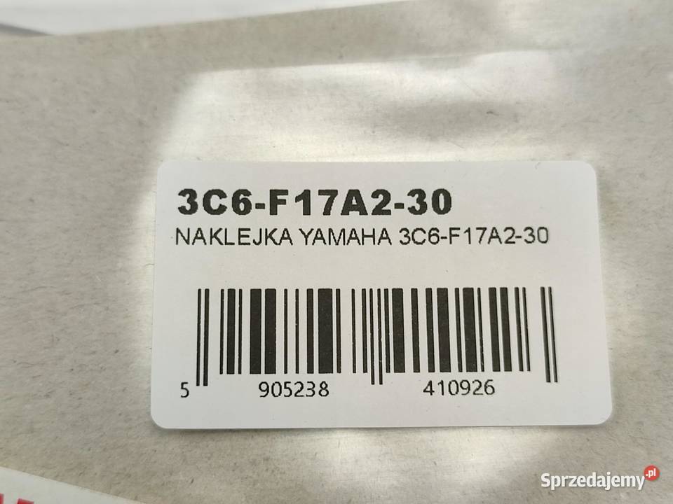 NAKLEJKA AEROX R PRAWY ZADUPEK YAMAHA YQ50 AEROX