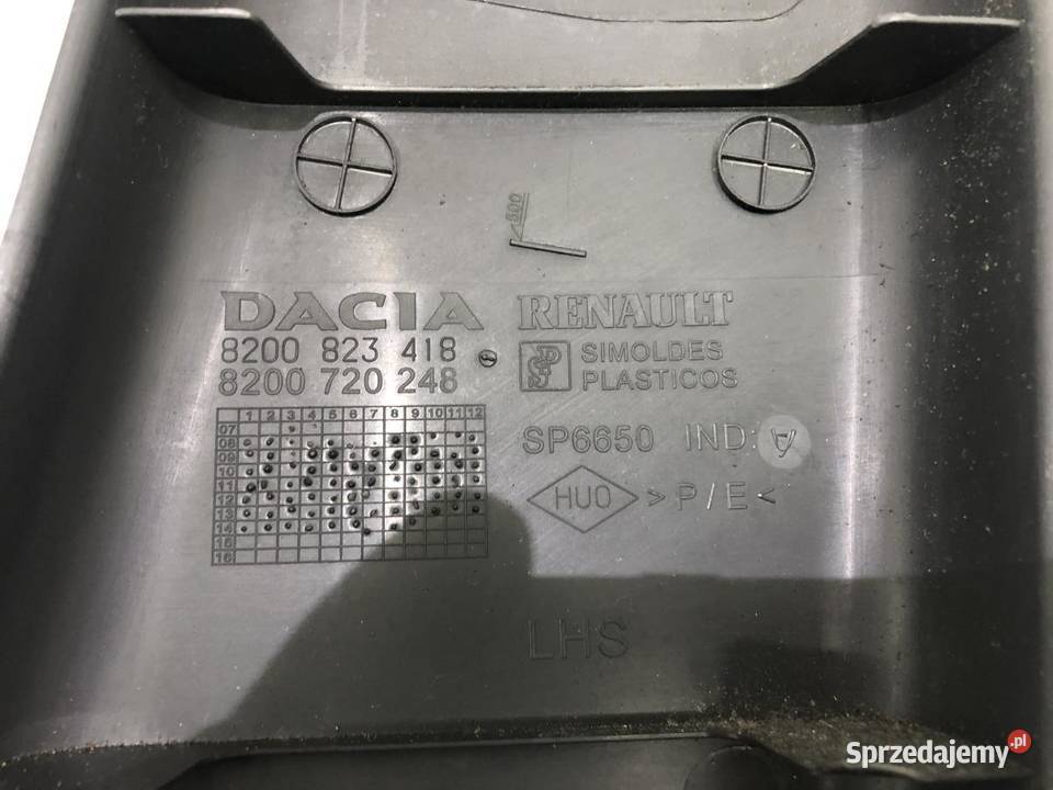 OSŁONA SŁUPKA LEWA 8200823418 DACIA DUSTER I wielkopolskie