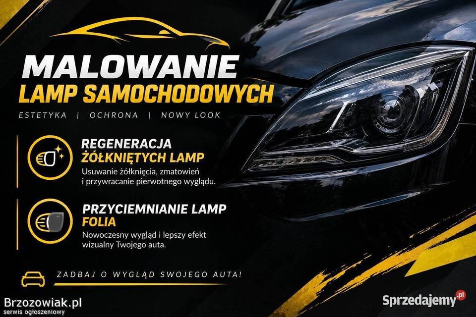 Regeneracja lamp samochodowych