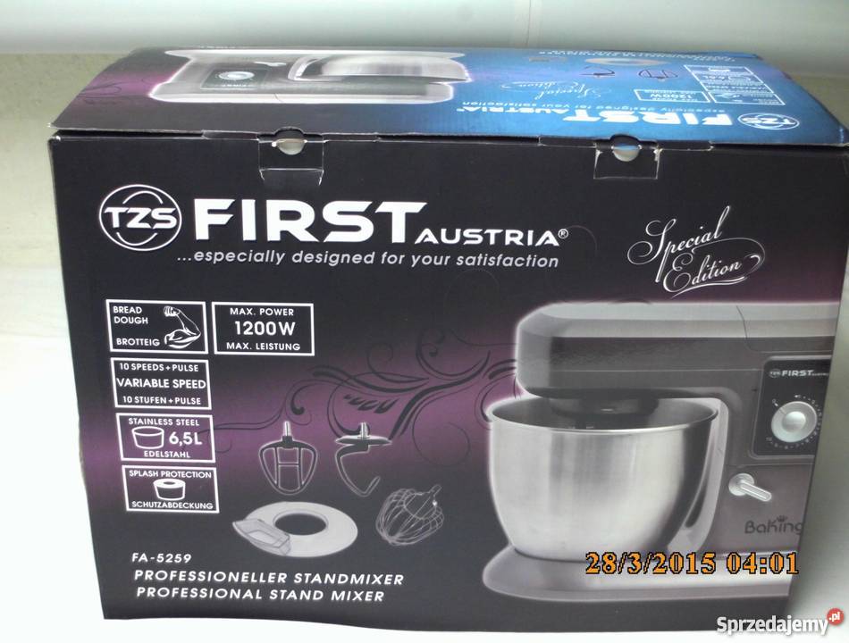 Mikser planetarny robot kuchenny FIRST FA5259 Ostrów Wielkopolski sprzedam