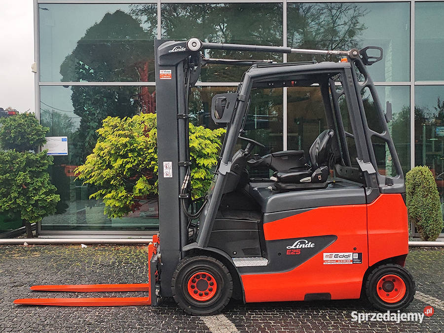 Wózek widłowy Linde E25H01600 triplex 533 m małopolskie Kęty