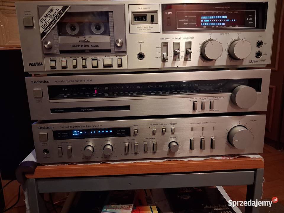 Piękny zestaw Technics Wintage Wieże i miniwieże podkarpackie Chorzelów sprzedam