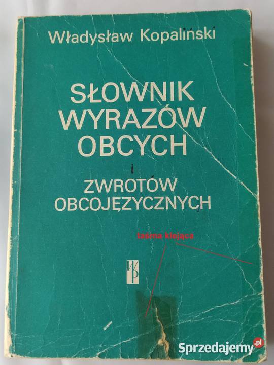 Słownik wyrazów obcych i zwrotów obcojęzycznych Książki naukowe i popularnonaukowe podlaskie Hajnówka