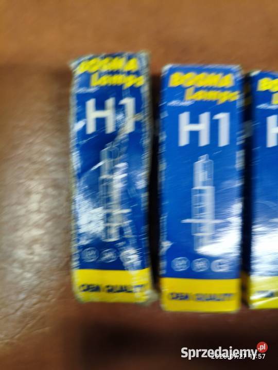 Nowe żarówki halogenowe BOSMA H1 12V 55W P145s Lublin