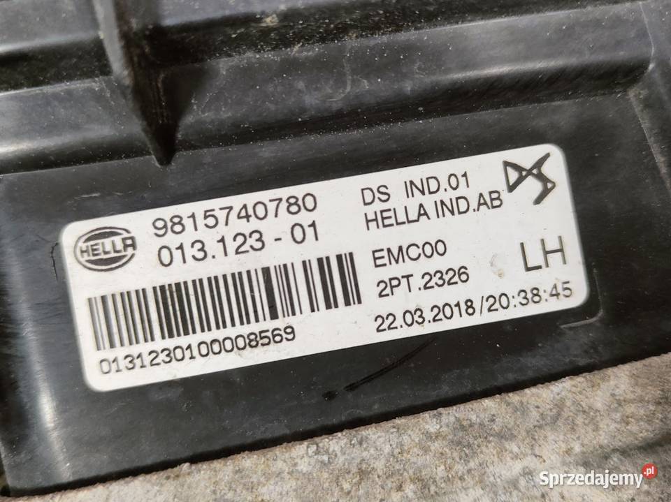 Lampa Led DRL Lewy Przód Citroen DS7 1822 Pleszew sprzedam