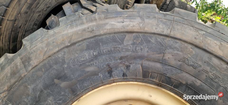 1600R20 160020 Michelin XL Goodyear Unisteel Nowe Miasto Lubawskie