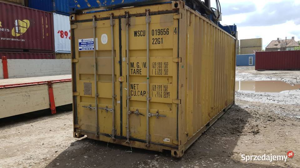 Kontener morski magazynowy 20dv pomorskie