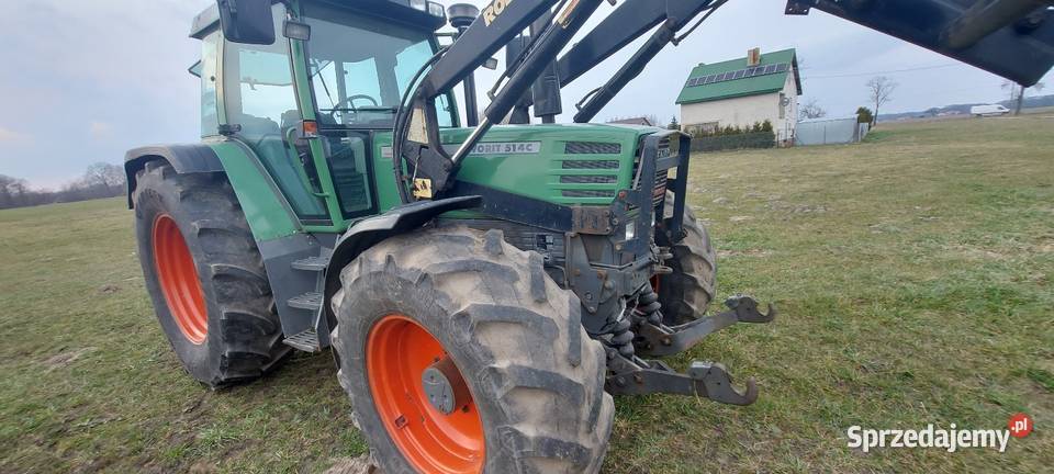 Fendt 514c z ładowaczem czołowym stoll Sarnówek