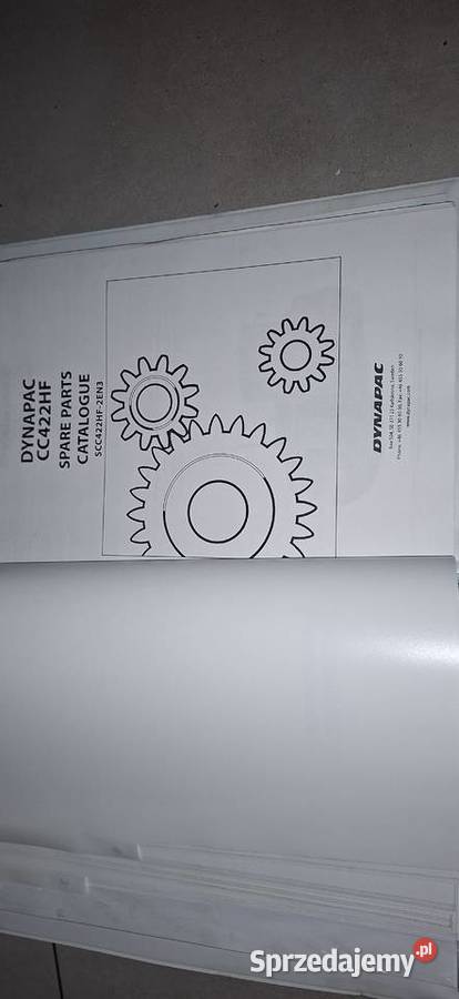 Dokumentacja serwisowa Dynapac CC422HF Antyki, Sztuka, Kolekcje Kalisz