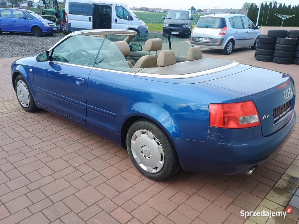 Audi A4 Kabrio 2002r 30i 220 Nawigacja wielkopolskie Witkowo