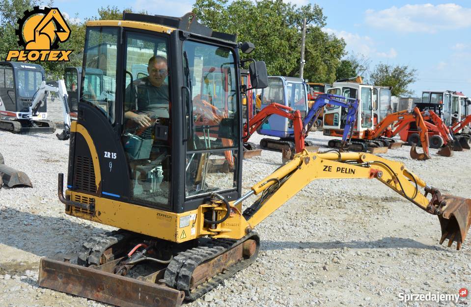 Mini koparka ZEPPELIN ZR15 1999r FAKTURA LONG łódzkie Złoczew