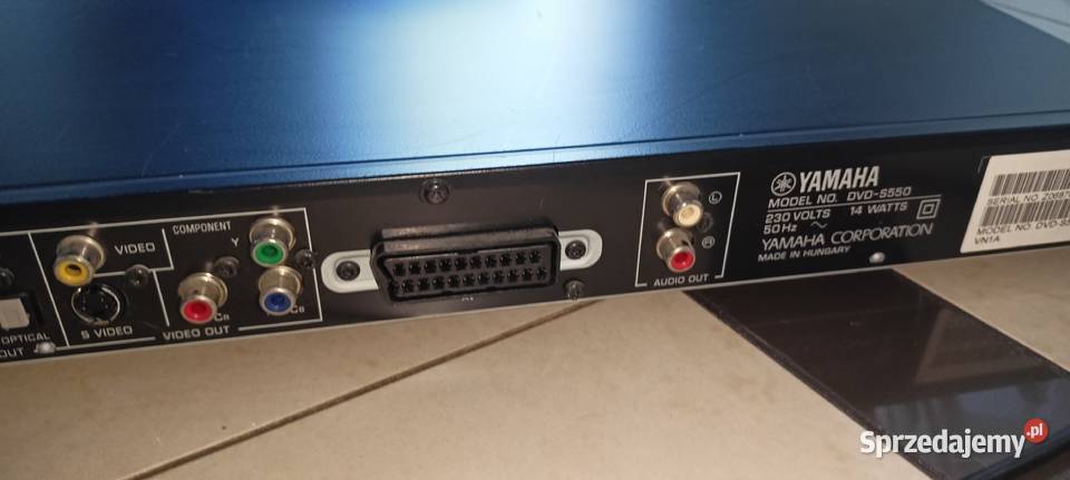Yamaha dvd s550 świętokrzyskie Sędziszów