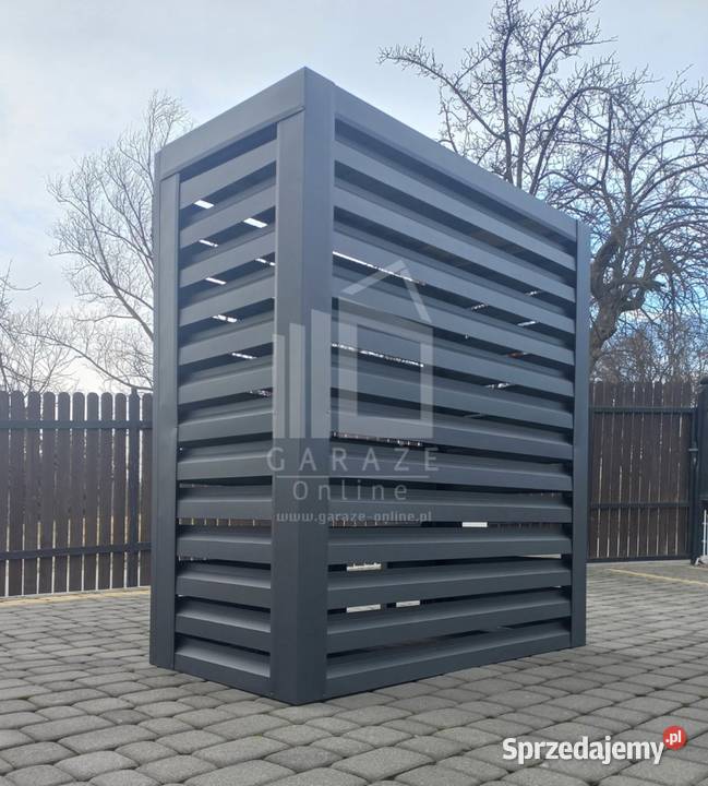 Osłona pompy ciepła 110x50x150 antracyt ID489 Klimatyzatory Jastrzębie-Zdrój