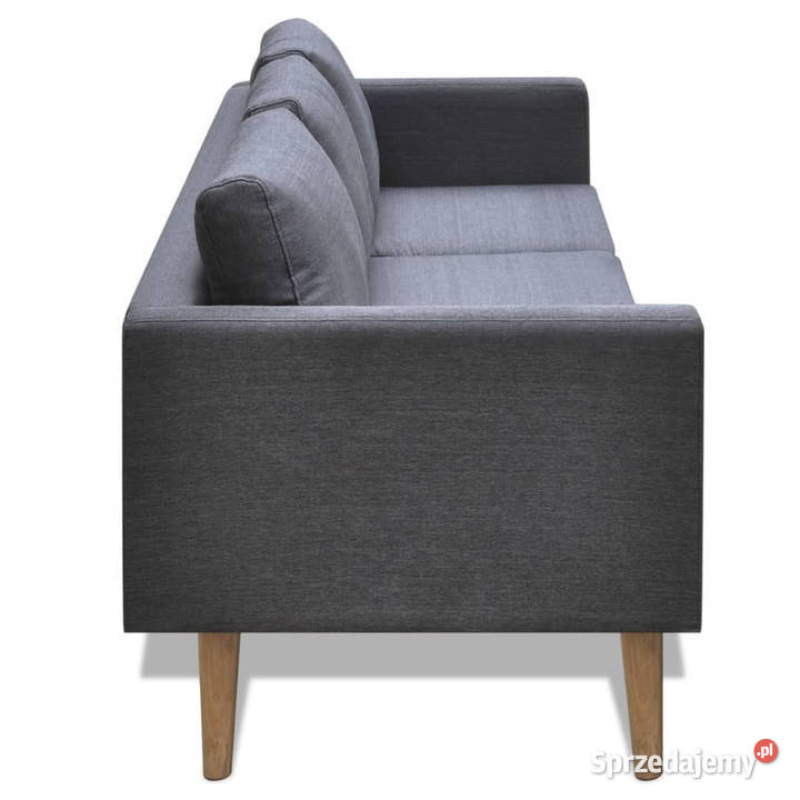 Sofa 3osobowa materiałowa ciemnoszara WM242221 Warszawa