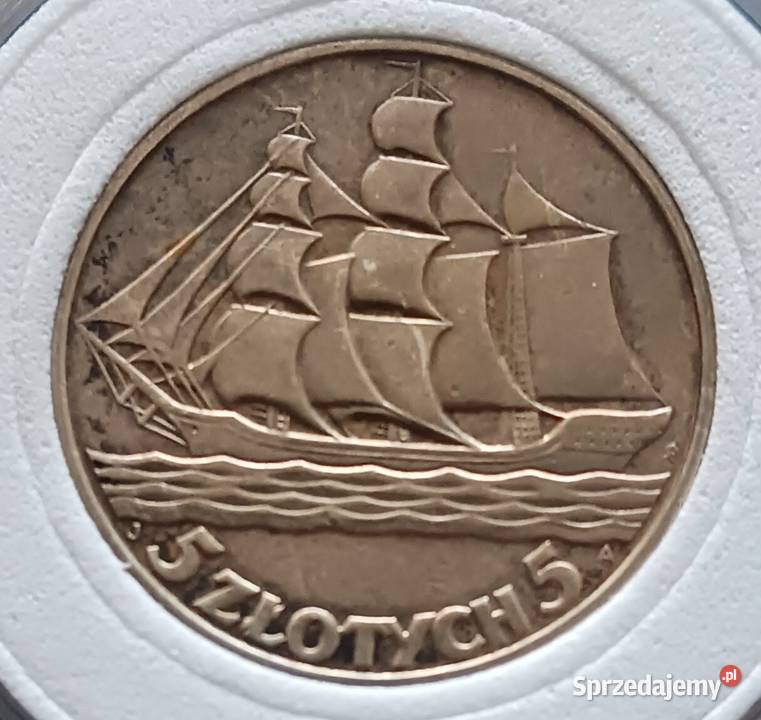 5 Żaglowiec 1936 r Cudo oryginał wielkopolskie Konin