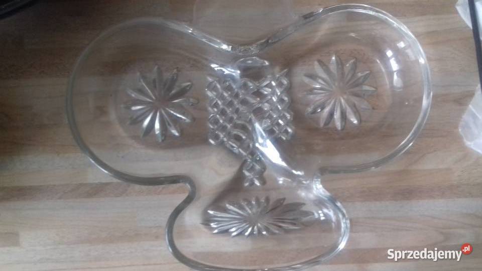 patera trójdzielna oryginalny kształt PRL Warszawa